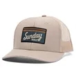 Sunday Golf® Trucker Golf Hat with Adjustable Snapback | https://www.bestnamebadges.com