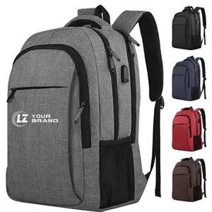 Business Commuter Laptop Backpack with USB Charging