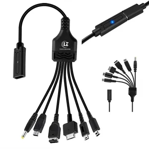Travel & Emergency 6-in-1 Multi-Device Charging Cable
