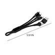 Multi-Interface Portable Corporate Keychain 3-in-1 Charging | https://www.bestnamebadges.com