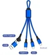 Multi-Interface Portable Corporate Keychain 3-in-1 Charging | https://www.bestnamebadges.com