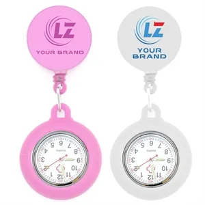 Durable Fob Hospital & Clinic Retractable Nurse Watch