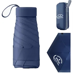 Mini Windproof And Sun-protective Umbrella With Storage Box
