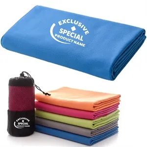 63" x 31" Extra Large Custom Microfiber Beach Sports Towel
