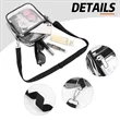 Stadium Approved Clear PVC Crossbody Bag | https://www.bestnamebadges.com