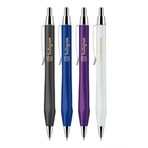 Union Printed - Pear Solid Brass Click Metal Pen 