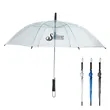 46" Arc Clear Umbrella | https://www.bestnamebadges.com