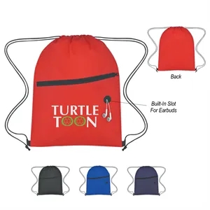 Non-Woven Hit Sports Pack With Front Zipper | https://www.bestnamebadges.com