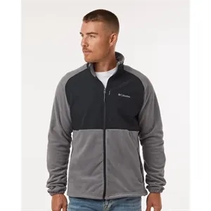 Columbia Men's Sage Peak™ Fleece Full-Zip Jacket - 209578 | https://www.bestnamebadges.com
