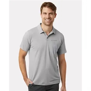 Columbia Men's Tech Trail™ Utility Polo - 211856 | https://www.bestnamebadges.com