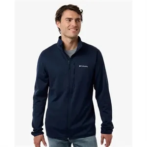 Columbia Men's Essential Hike™ Grid Fleece Full-Zip - 213684 | https://www.bestnamebadges.com