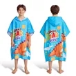 Custom Printed Poncho Hooded Towel For Kids | https://www.bestnamebadges.com