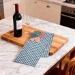 Full Color Linen Cotton Kitchen Towel | https://www.bestnamebadges.com