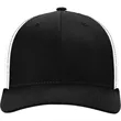 Richardson 110 R-Flex Trucker Hat w/ Leatherette Patch | https://www.bestnamebadges.com
