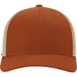 Richardson 110 R-Flex Trucker Hat w/ Leatherette Patch | https://www.bestnamebadges.com