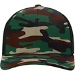 Richardson 110 R-Flex Trucker Hat w/ Leatherette Patch | https://www.bestnamebadges.com
