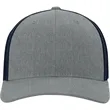 Richardson 110 R-Flex Trucker Hat w/ Leatherette Patch | https://www.bestnamebadges.com