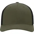 Richardson 110 R-Flex Trucker Hat w/ Leatherette Patch | https://www.bestnamebadges.com