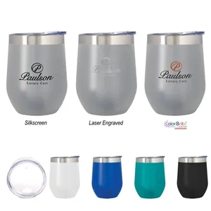 12 Oz. Vinay Stemless Wine Tumbler | https://www.bestnamebadges.com
