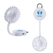 Cool Clip Rechargeable Portable Fan with Magnet Base | https://www.bestnamebadges.com