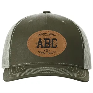 Richardson 112FP Snapback Trucker Hat w/Patch or Embroidery
