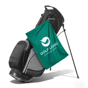 400GSM Custom Sublimated Microfiber Golf Towel  20'' x 12''