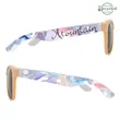 Full Color Colorblock Malibu Sunglasses | https://www.bestnamebadges.com