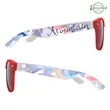 Full Color Colorblock Malibu Sunglasses | https://www.bestnamebadges.com