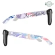 Full Color Colorblock Malibu Sunglasses | https://www.bestnamebadges.com