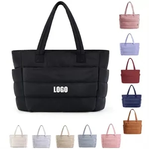 Lightweight Puffy Tote Bag