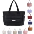 Lightweight Puffy Tote Bag | https://www.bestnamebadges.com