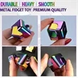 Metal Fidget Spinner Toys Cube | https://www.bestnamebadges.com