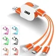 3 in 1 USB Retractable Fast Charging Cable | https://www.bestnamebadges.com