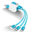 3 in 1 USB Retractable Fast Charging Cable | https://www.bestnamebadges.com