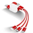 3 in 1 USB Retractable Fast Charging Cable | https://www.bestnamebadges.com
