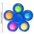 5 Bubbles Fidget Push Pop Spinner | https://www.bestnamebadges.com
