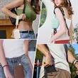 Portable Dual Pouch Wristlet Keychain Wallet With Zipper | https://www.bestnamebadges.com