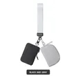 Portable Dual Pouch Wristlet Keychain Wallet With Zipper | https://www.bestnamebadges.com