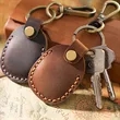 Leather Airtag Holder Keychain | https://www.bestnamebadges.com