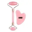Rose Quartz Facial Massager Set | https://www.bestnamebadges.com