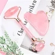 Rose Quartz Facial Massager Set | https://www.bestnamebadges.com