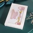 Rose Quartz Facial Massager Set | https://www.bestnamebadges.com