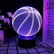 3D LED Football Table Lamp | https://www.bestnamebadges.com