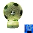 3D LED Football Table Lamp | https://www.bestnamebadges.com