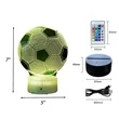3D LED Football Table Lamp | https://www.bestnamebadges.com