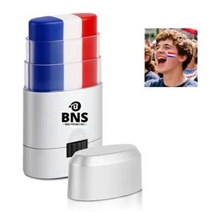 World Cup Tricolor Face Paint for National Team Support