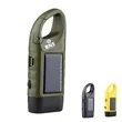 Solar Hand Crank Emergency Flashlight with USB Charging | https://www.bestnamebadges.com