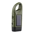 Solar Hand Crank Emergency Flashlight with USB Charging | https://www.bestnamebadges.com