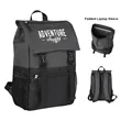 Heathered Flip Top Rucksack Backpack | https://www.bestnamebadges.com