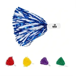 Solid Pom Poms with Branded Handle